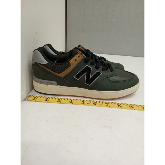 New Balance Men's All Coasts 574 V1 Sneaker, Forest/Tarnish, 6 Wide US - Picture 2 of 8